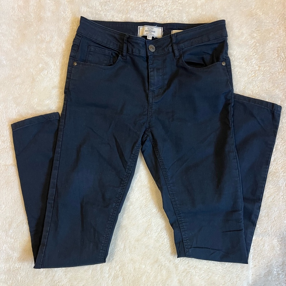 Fat Face Dark Blue Ankle Skinny Pants